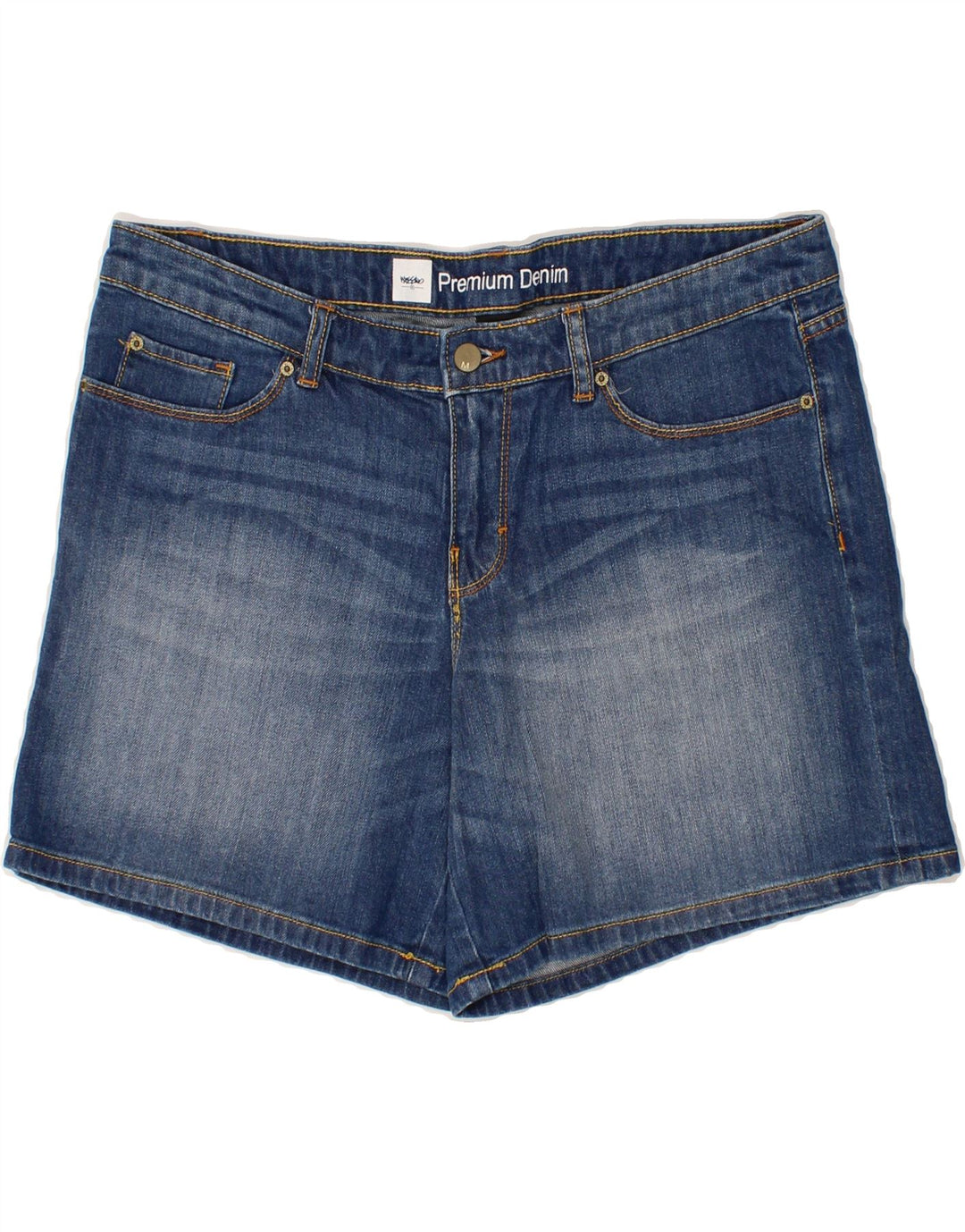 MOSSIMO Womens Denim Shorts US 12 Large W34 Blue Cotton Vintage Mossimo and Second-Hand Mossimo from Messina Hembry 