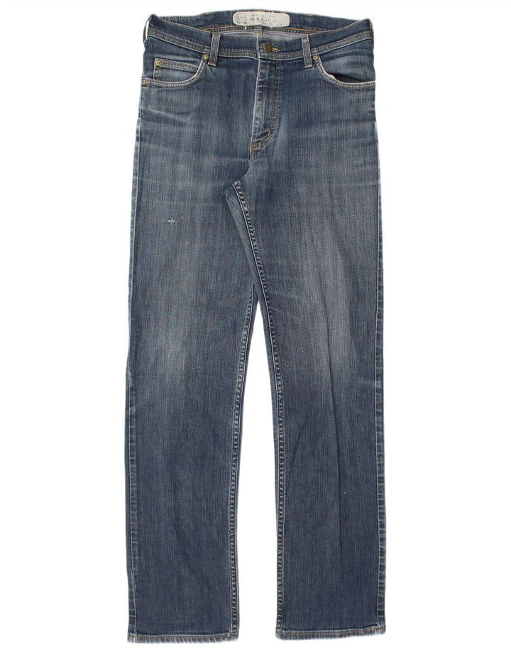 Blugi Lee Brooklyn Straight pentru bărbați W31 L32 Bumbac albastru