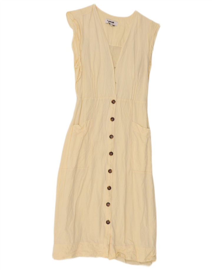 Rochie teacă pentru femei REISS UK 10 Small Beige Viscose