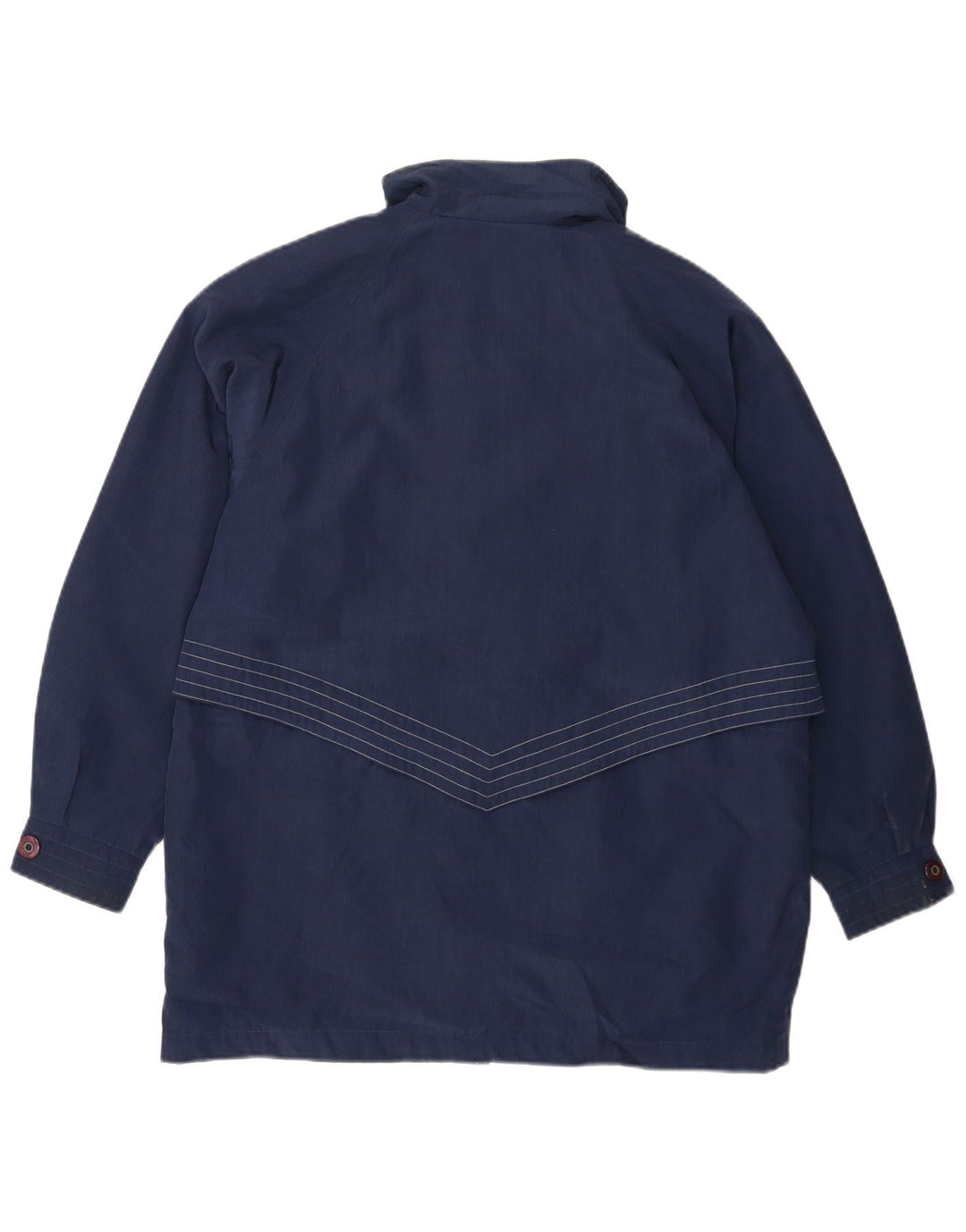 LONDON FOG Palton Towne oversized Windbreaker pentru femei UK 14 Medium Bleumarin