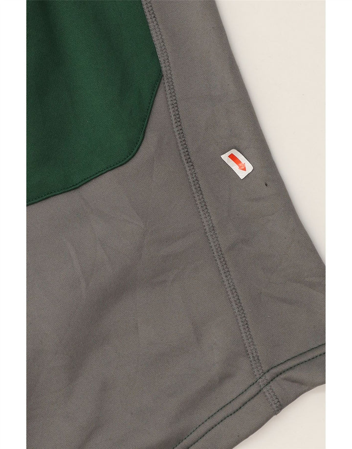 NFL TEAM APPAREL Girls Tracksuit Top Jacket 10-11 Years Medium Green Vintage NFL TEAM APPAREL and Second-Hand NFL TEAM APPAREL from Messina Hembry 