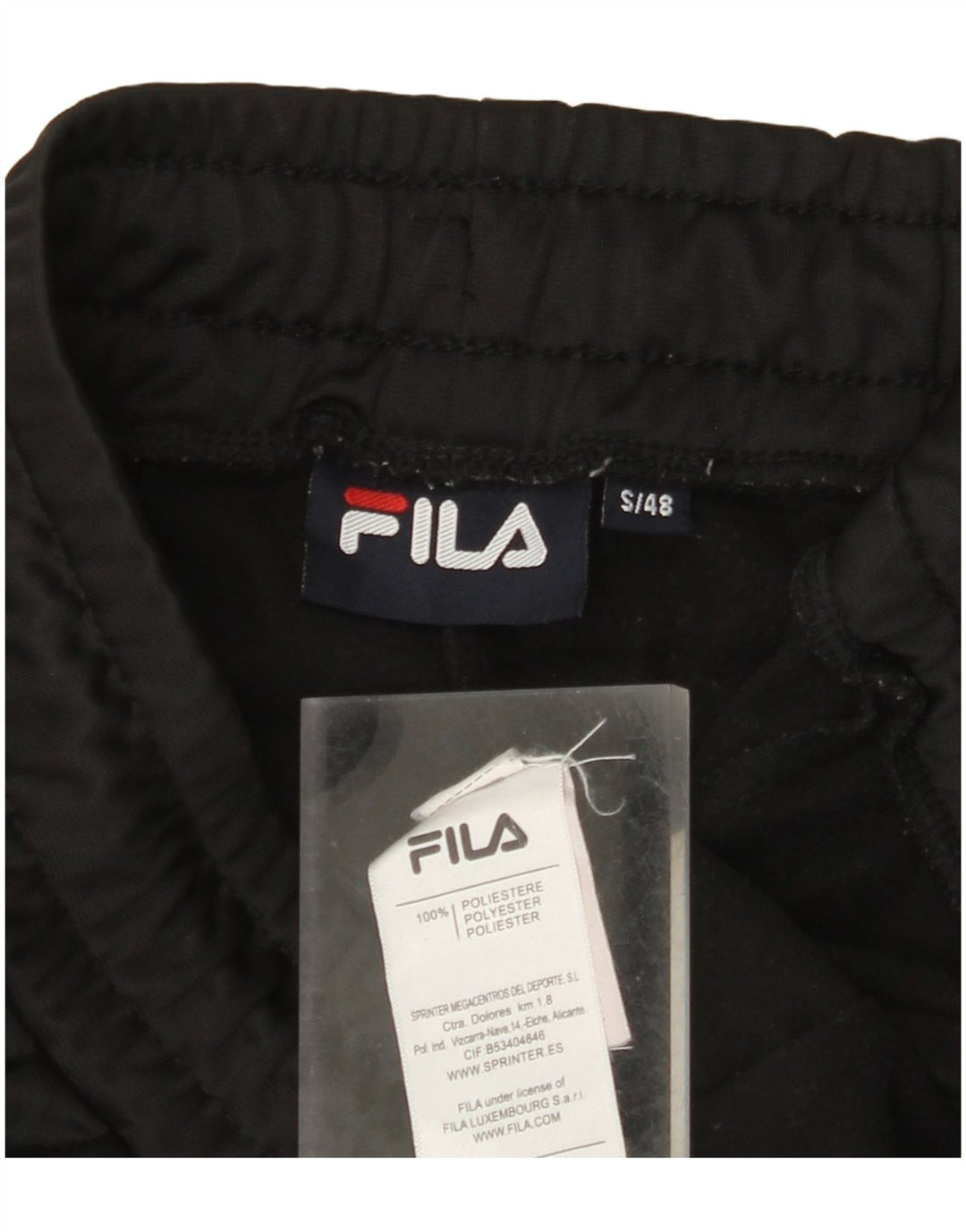 FILA Pantaloni de trening pentru bărbați Joggeri Mici Poliester negru