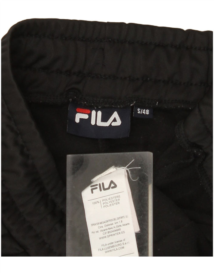 FILA Pantaloni de trening pentru bărbați Joggeri Mici Poliester negru