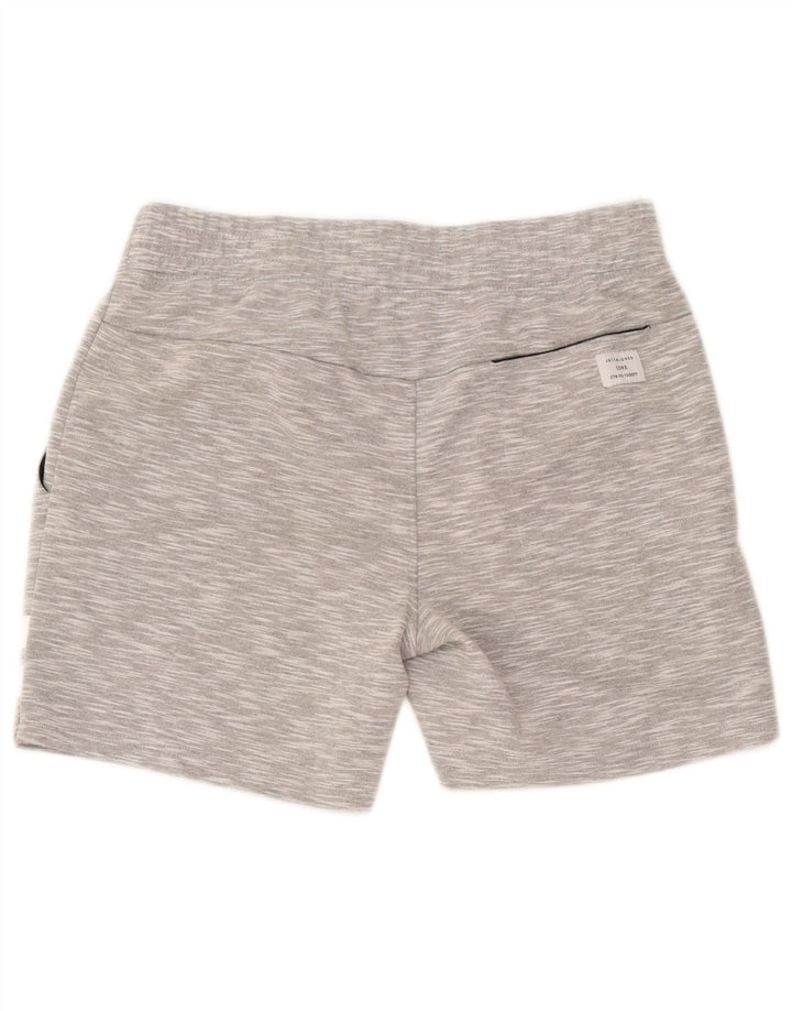 Pantaloni scurți sport Jack & Jones pentru bărbați, bumbac cu pete gri medii