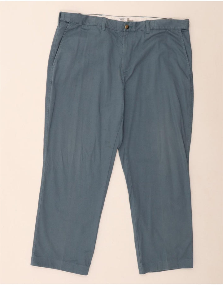 Pantaloni chino pentru bărbați Marks & Spencer, cu ajustare normală, L42 L29, bumbac albastru