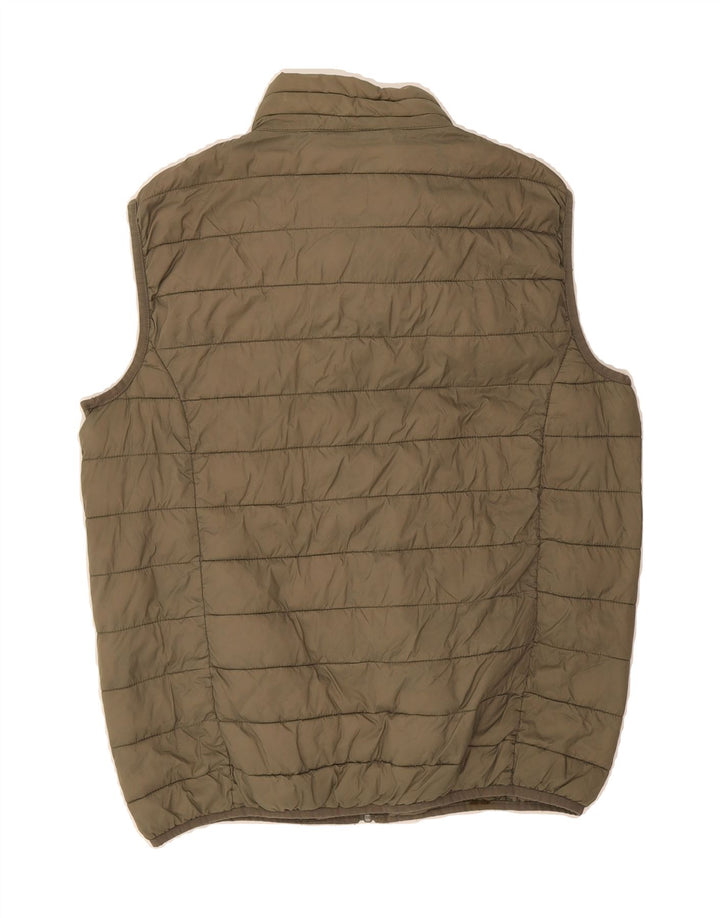 CARRERA Mens Padded Gilet UK 38 Medium Khaki Polyester Vintage Carrera and Second-Hand Carrera from Messina Hembry 