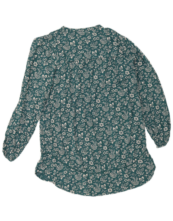 Rochie de bază pentru femei Fat Face UK 12 Medium Blue Floral Viscose