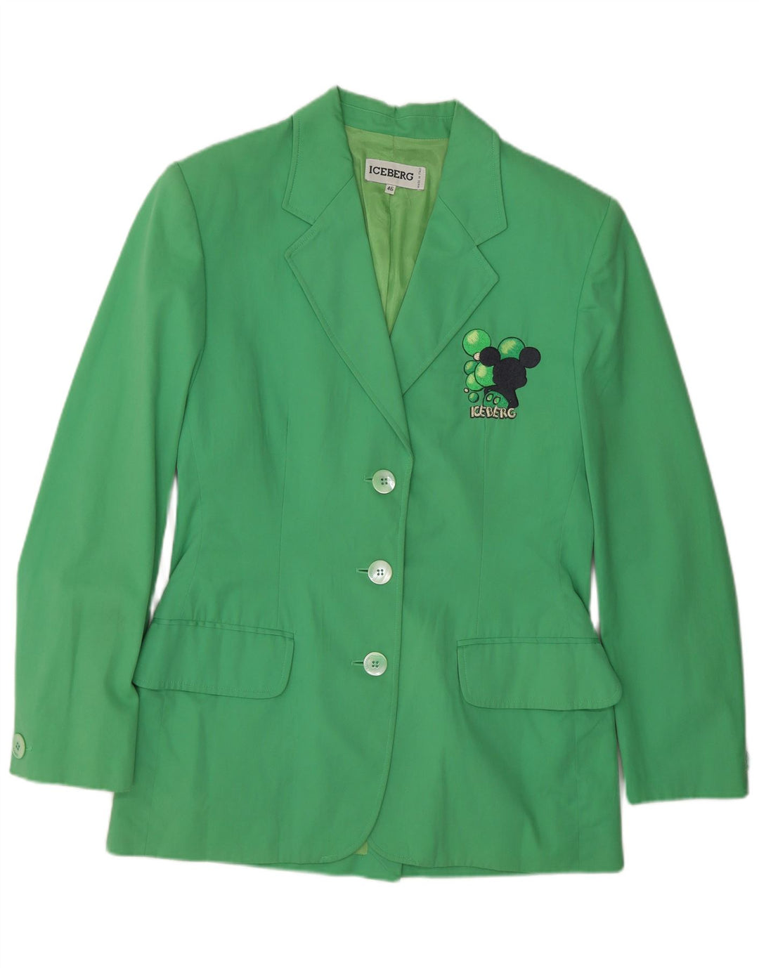 Jachetă Iceberg pentru femei Mickey Mouse Graphic Blazer IT 46 Large Green