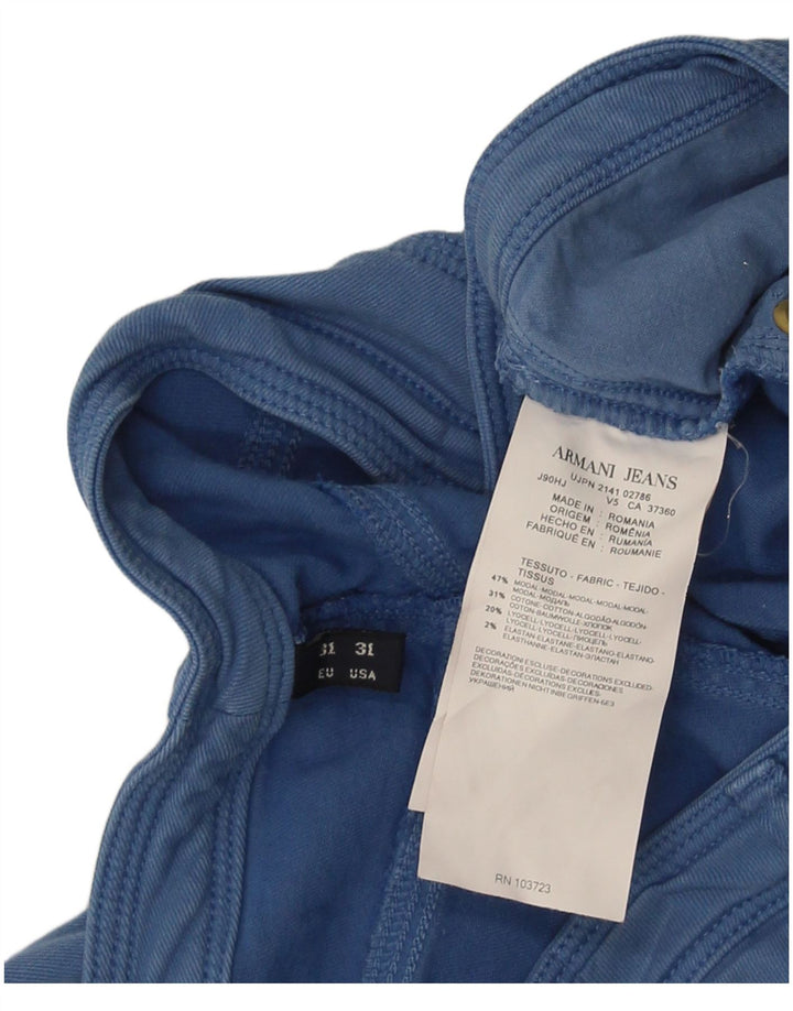 Blugi tăiați pentru femei Armani W31 L26 modal albastru