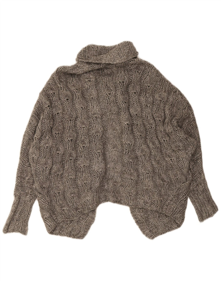 Pulover cardigan supradimensionat pentru femei Ted Baker Mărimea 1 XS acrilic gri