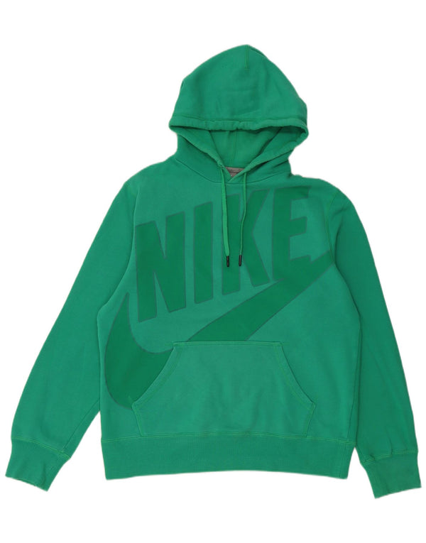 Pulover Nike Grafic pentru bărbați, bumbac verde mediu
