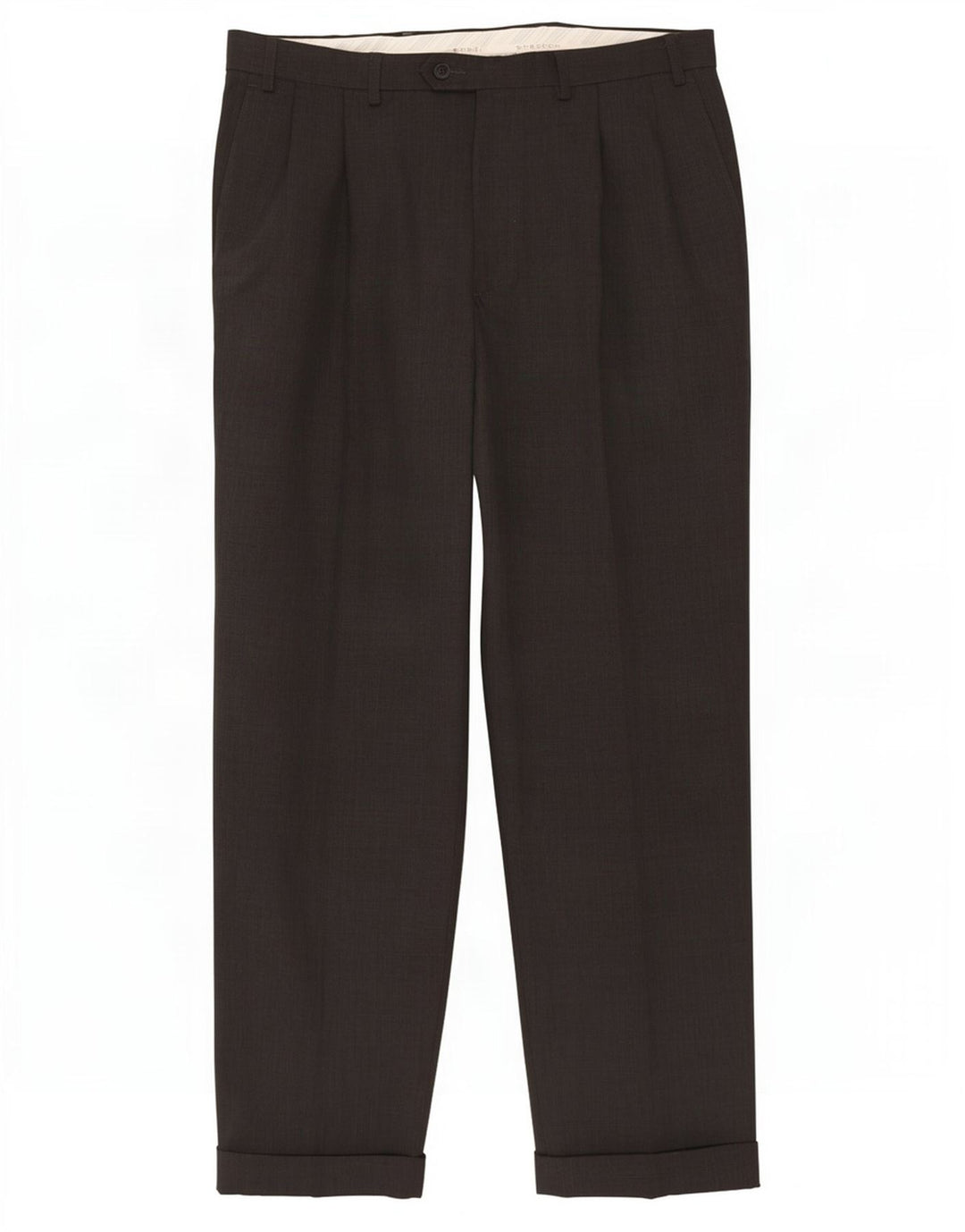 Marks & Spencer Pantaloni de costum stretch pentru bărbați L36 L31 poliester gri