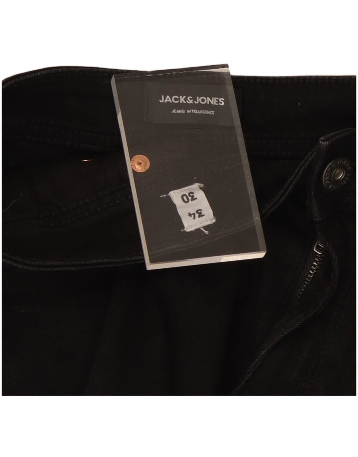 JACK & JONES Blugi pentru bărbați Liam Skinny W34 L30 Negri