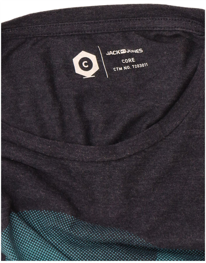 Tricou cu grafic Jack & Jones pentru bărbați Top mare bleumarin
