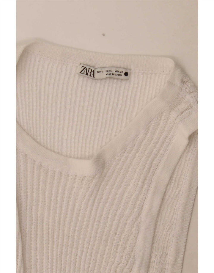 Vestă pentru femei Zara UK 14 Medium White