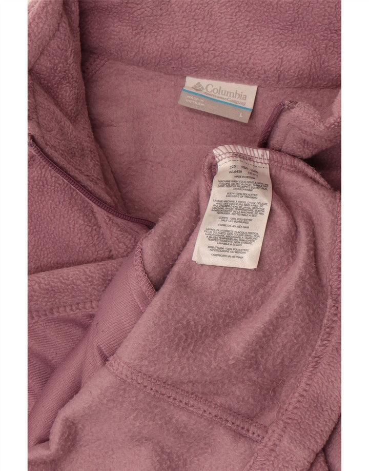 Jachetă fleece Columbia pentru femei UK 16, mare, violet, poliester