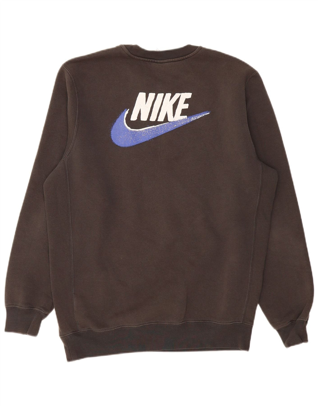 Hanorac grafic pentru bărbați Nike Pulover, bumbac, gri mediu