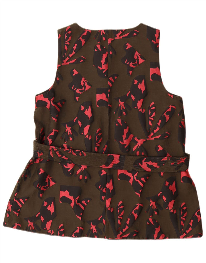 BANANA REPUBLIC Bluză pentru femei cu model abstract, UK 14 Medium Khaki