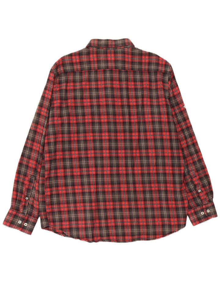Cămașă de flanel pentru bărbați CARRERA, 2XL, roșu, din bumbac
