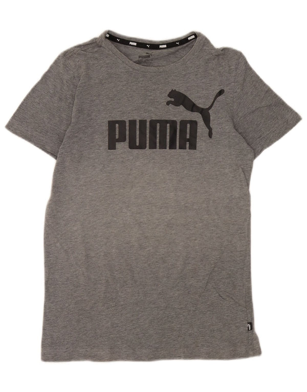 Tricou grafic Puma pentru băieți Top 13-14 ani gri