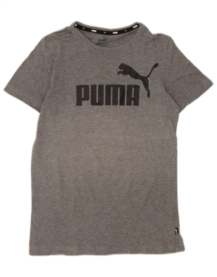 Tricou grafic Puma pentru băieți Top 13-14 ani gri