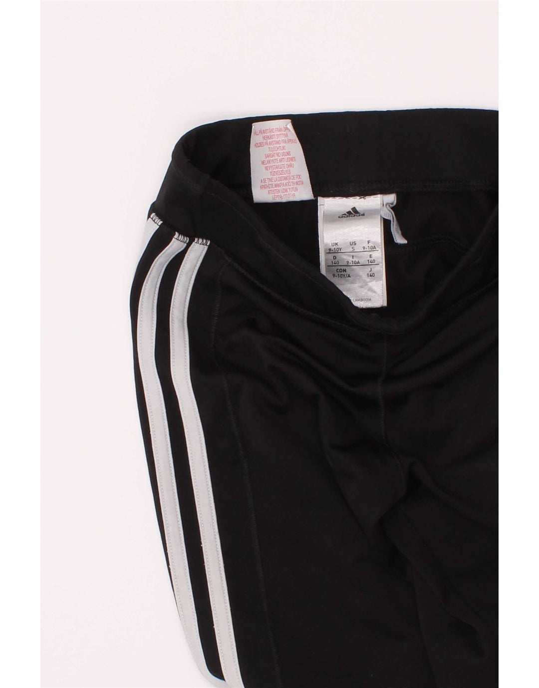 Leggings pentru fete ADIDAS 9-10 ani poliester negru
