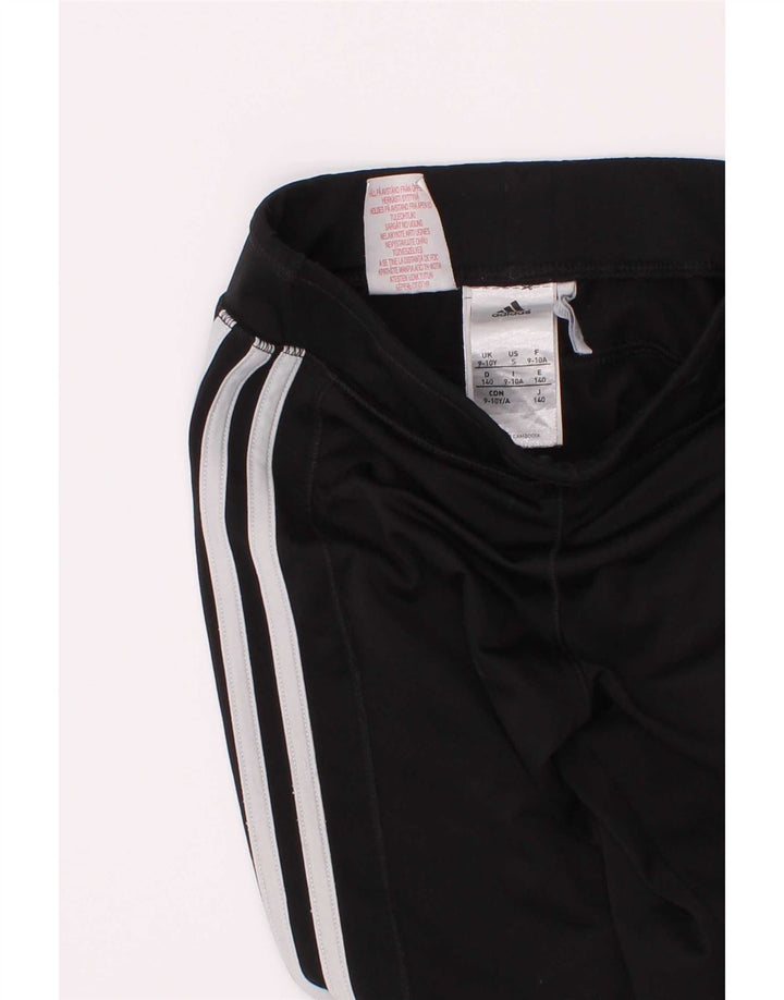 Leggings pentru fete ADIDAS 9-10 ani poliester negru