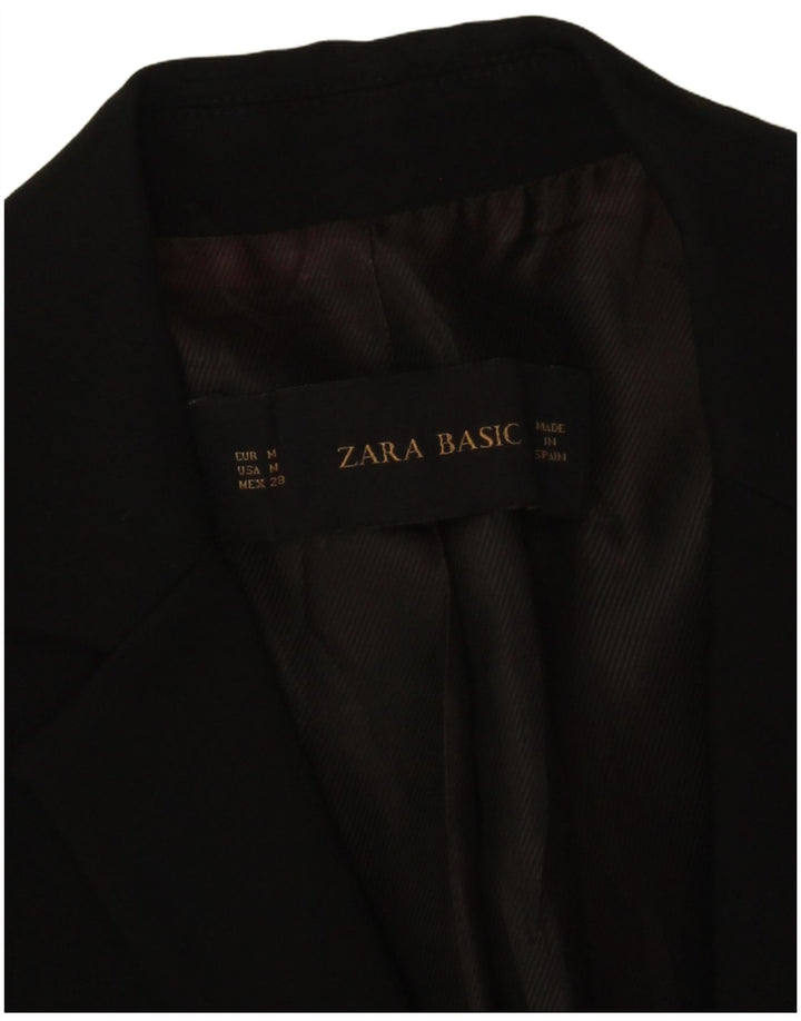 Jachetă pentru femei Zara cu 1 nasture, UK 12 Medium Negru