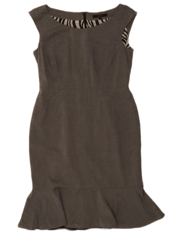 Rochie teacă fără mâneci pentru femei Coast UK 12 Medium Gri Viscose