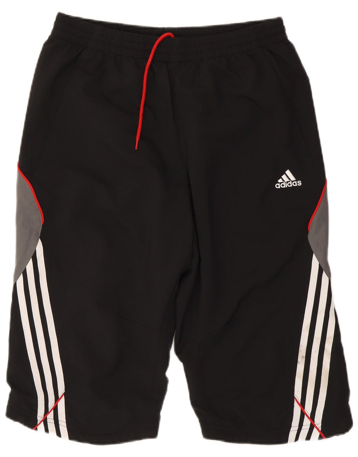 Pantaloni scurți sport ADIDAS Climalite Bermuda pentru bărbați, mediu negru, color block