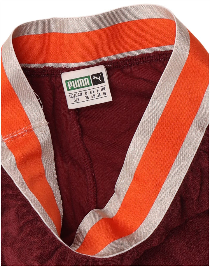 Pantaloni de trening Puma pentru femei UK 10 Small Burgundy