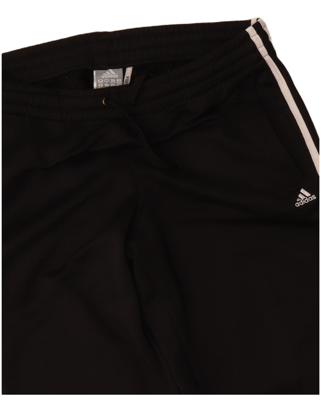 Pantaloni de trening Climalite pentru femei ADIDAS UK 8/10 Poliester negru mic