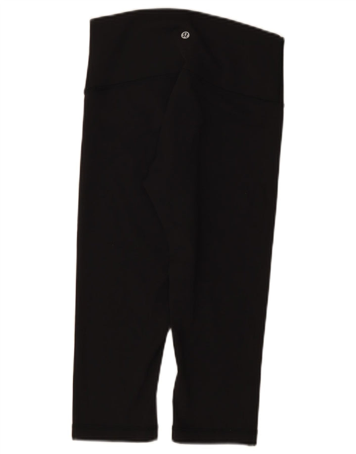 Leggings Capri Lululemon pentru femei US 6 Medium Black Nylon