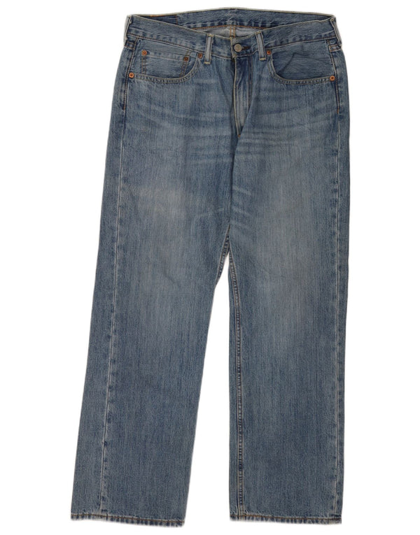 Blugi drepti pentru bărbați Levi's 559, cu ajustare relaxată, L34 L30, bumbac albastru