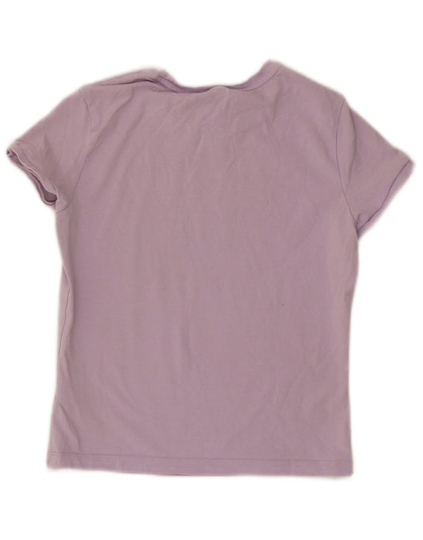 Tricou crop Puma pentru femei Top UK 10 Small Purple Bumbac