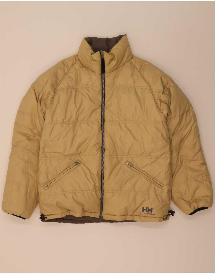 Jachetă căptușită reversibilă pentru bărbați Helly Hansen UK 38, nailon maro mediu