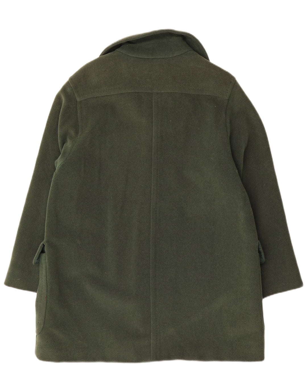 Max Mara pardesiu supradimensionat pentru femei UK 10 mic verde lână
