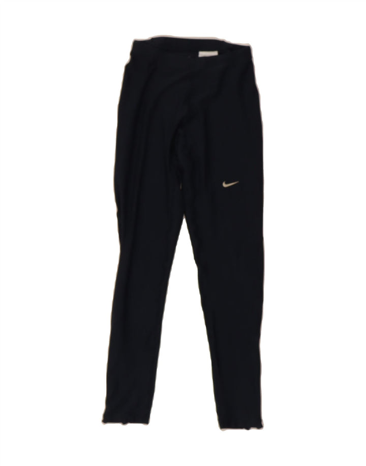 NIKE Mens Dri Fit Tracksuit Trousers Small  Black Polyester Vintage Nike and Second-Hand Nike from Messina Hembry 