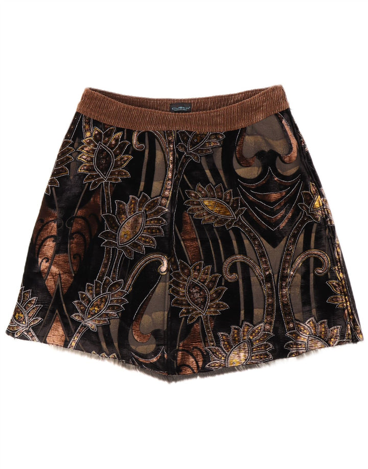 Fusta Mini Femei Custo Barcelona EU 38 Medium W32 Multicolor Floral