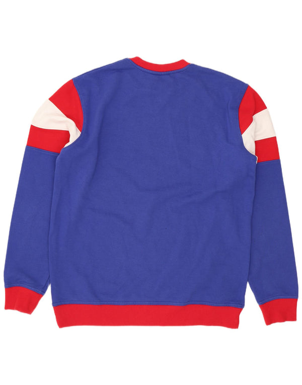 Pulover pentru bărbați Champion Kansas Graphic Pulover mare albastru Colorblock