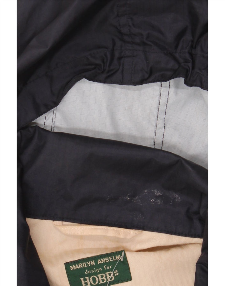 HOBBS Marilyn Anselm Jachetă de ploaie supradimensionată pentru femei UK 14 Medium Bleumarin