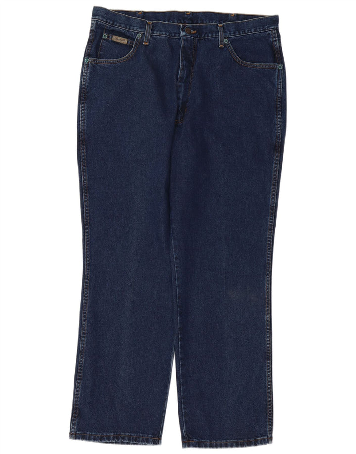 Blugi drepte pentru bărbați Wrangler Ohio W38 L30 bumbac albastru