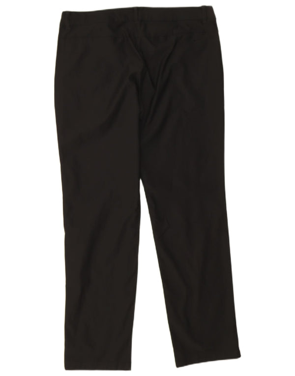 Pantaloni chino drepti pentru femei Nike Dri Fit UK 14 Medium W32 L30 Negru