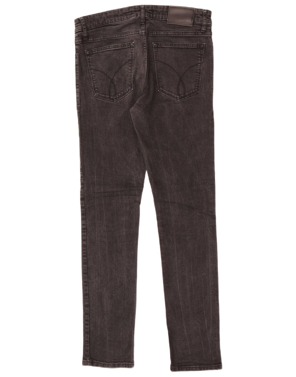 Blugi skinny Calvin Klein pentru bărbați W32 L32 bumbac gri