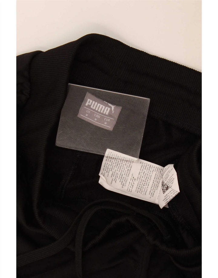 Pantaloni de trening Puma pentru bărbați Joggeri poliester mediu negru