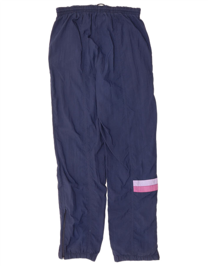 Pantaloni de trening LOTTO pentru bărbați, mici, albastru, poliester color bloc