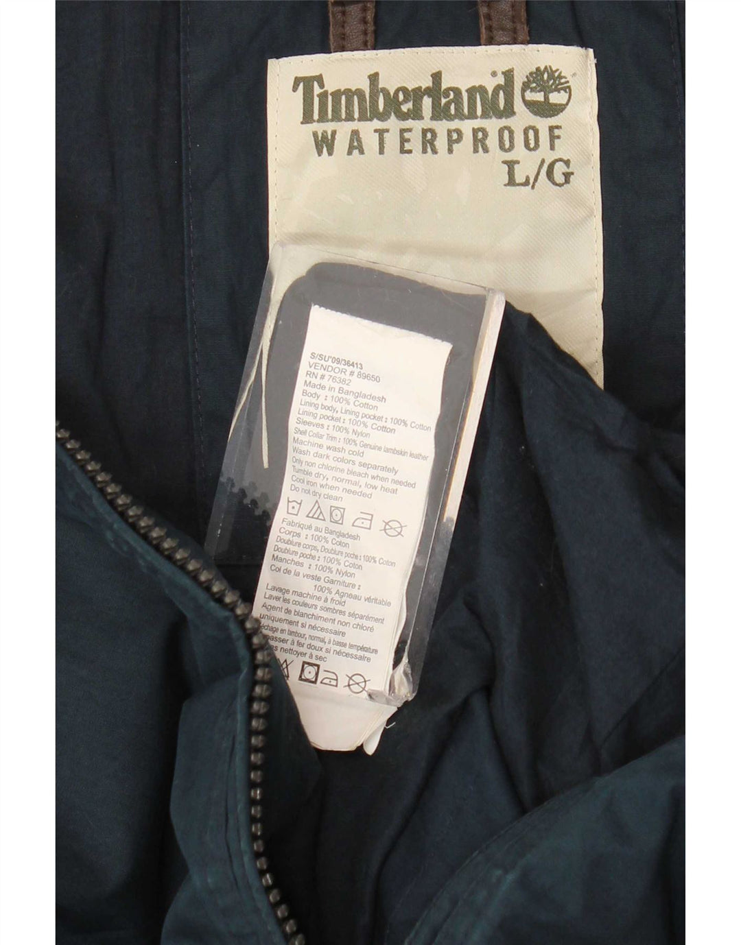 Jachetă Timberland pentru bărbați, UK 40, mare, albastru, bumbac