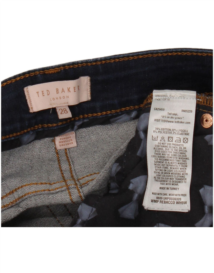 Blugi skinny pentru femei TED BAKER L28 L27 bumbac bleumarin