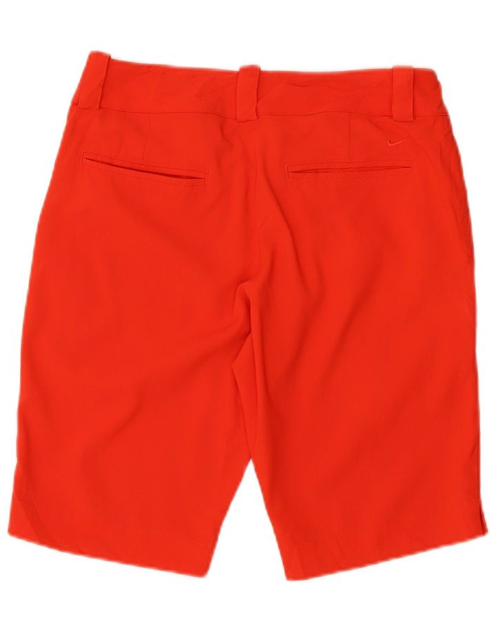 Pantaloni scurti chino Dri Fit Nike pentru femei UK 8 Small W27 Poliester roșu