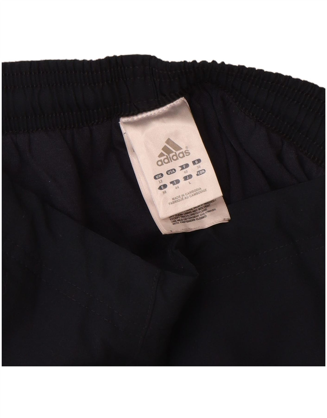 Pantaloni de trening Adidas pentru femei UK 12 Medium Bleumarin Poliester